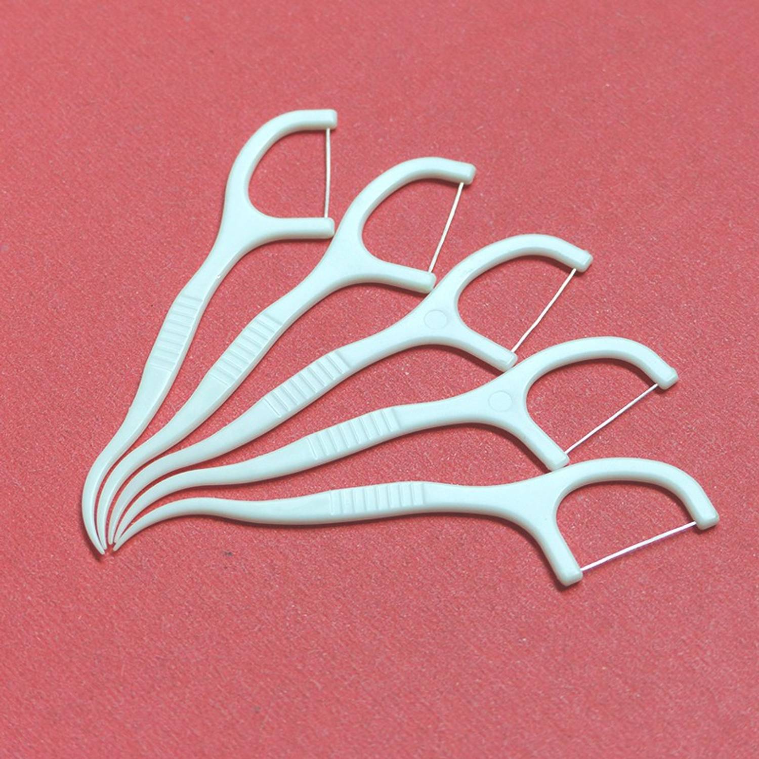 AddBeauty FLOSS High Quality Oral Care Dental Floss Tooth pick (7 cm, Pack of 15) blue