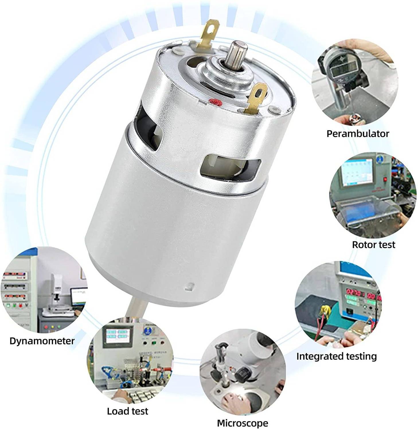 12V 5800 RPM RS-550 Micro Motor – Precision DC Motor For Hand Drills, Screwdrivers, VCRs, And DIY Models
