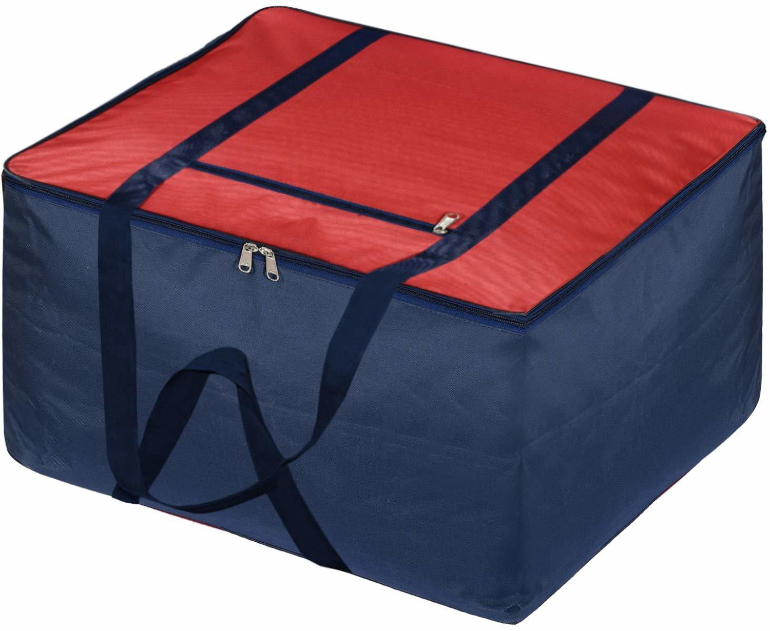 Image of KUBER INDUSTRIES Underbed Moisture Proof Storage Bag With Zipper & Handle (Red & Blue) HS43KUBMART026657