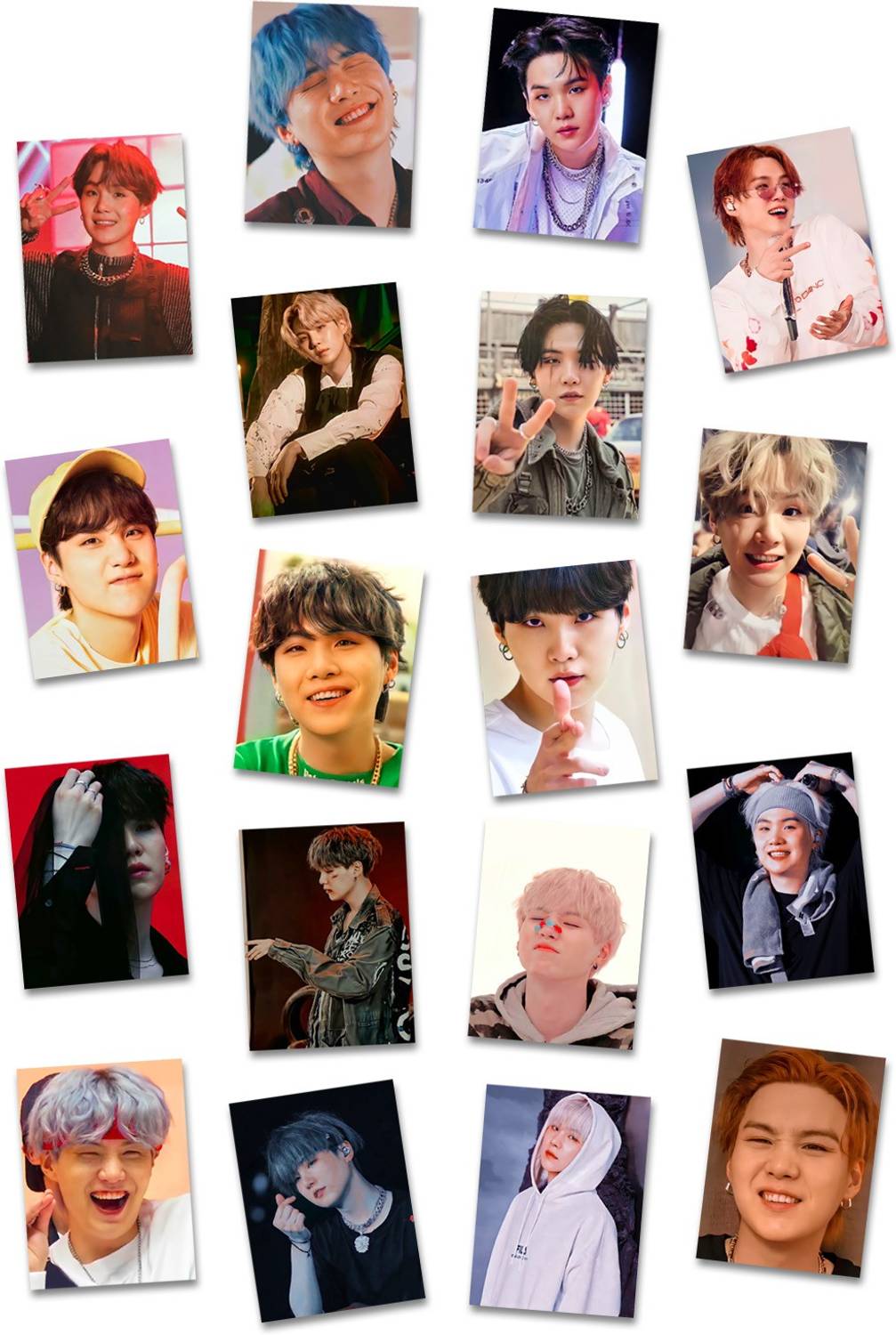 BTS SUGA Solo Laminated Lomo Cards Pack of 18 Premium Photocards