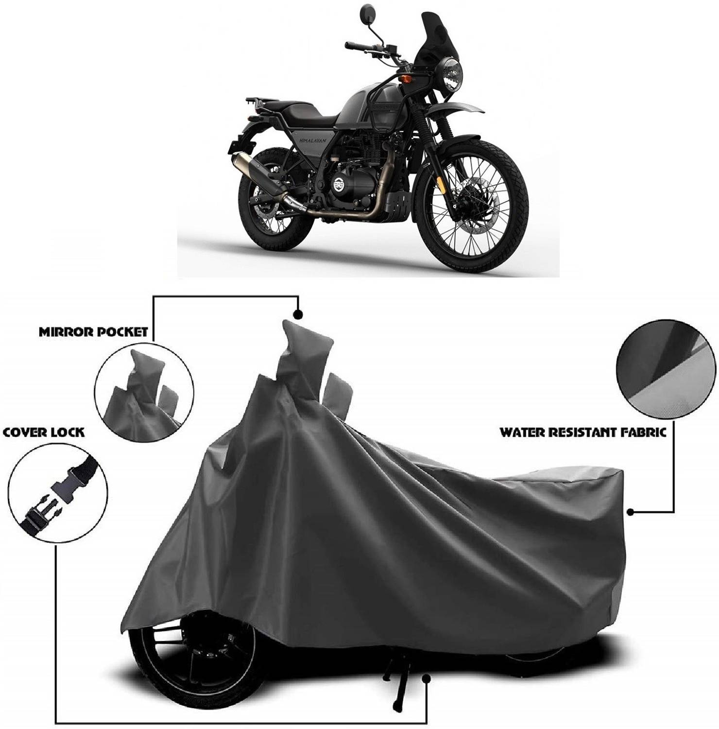 ANTOFY Two Wheeler Cover for Royal Enfield
