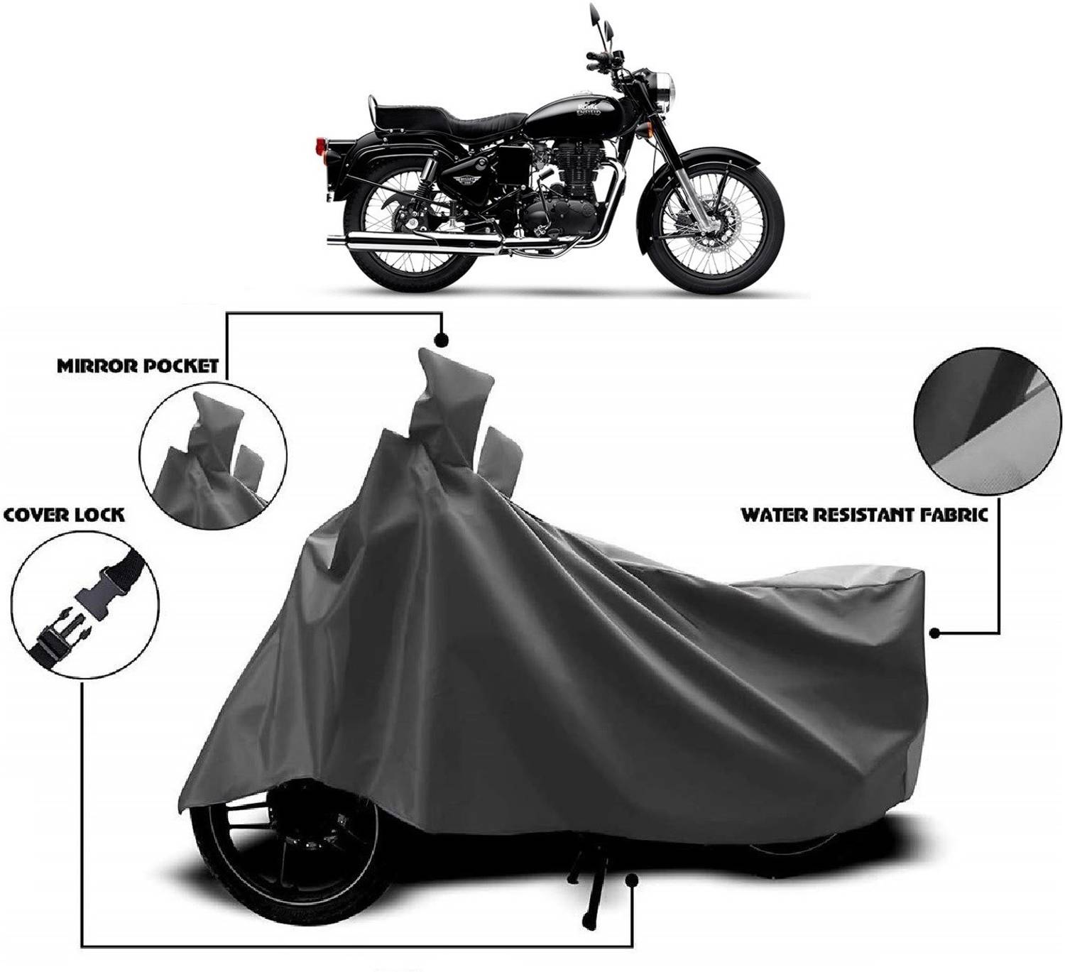 AutoFave Two Wheeler Cover for Royal Enfield