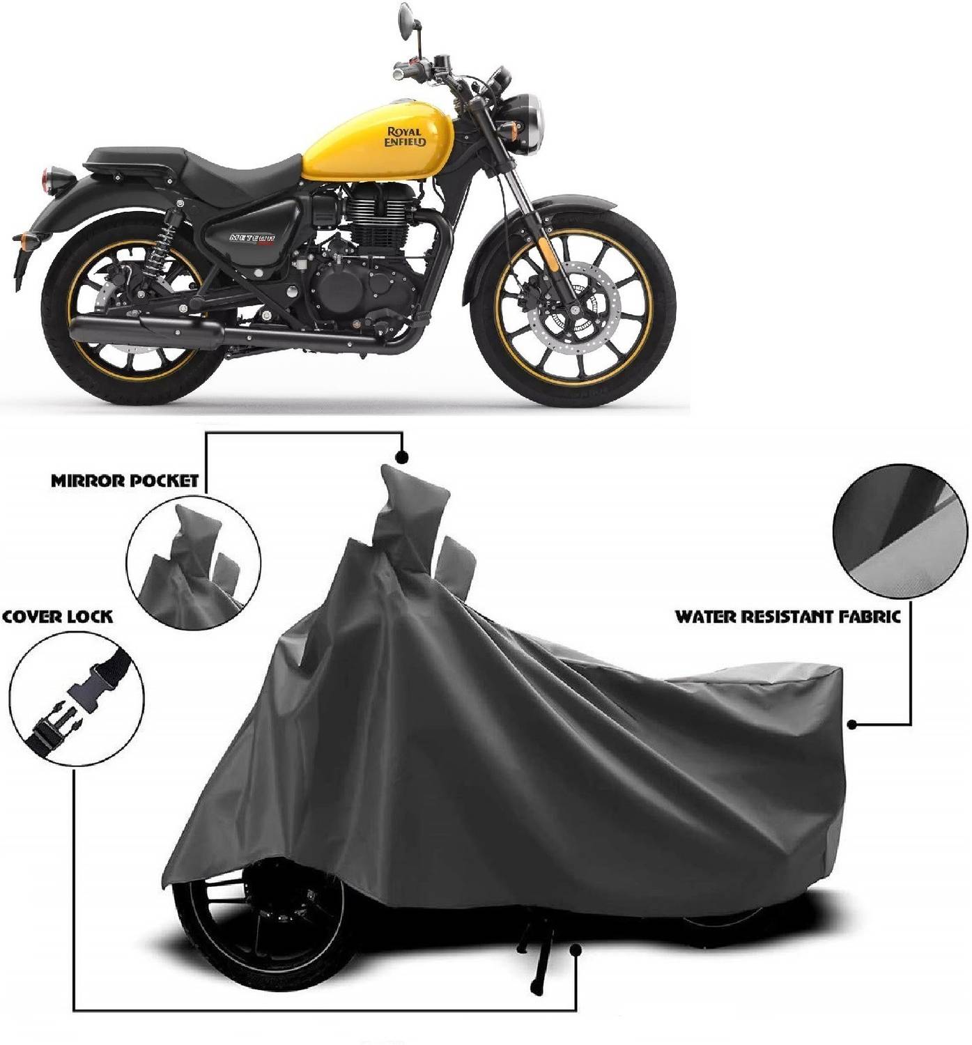 AutoFave Two Wheeler Cover for Royal Enfield