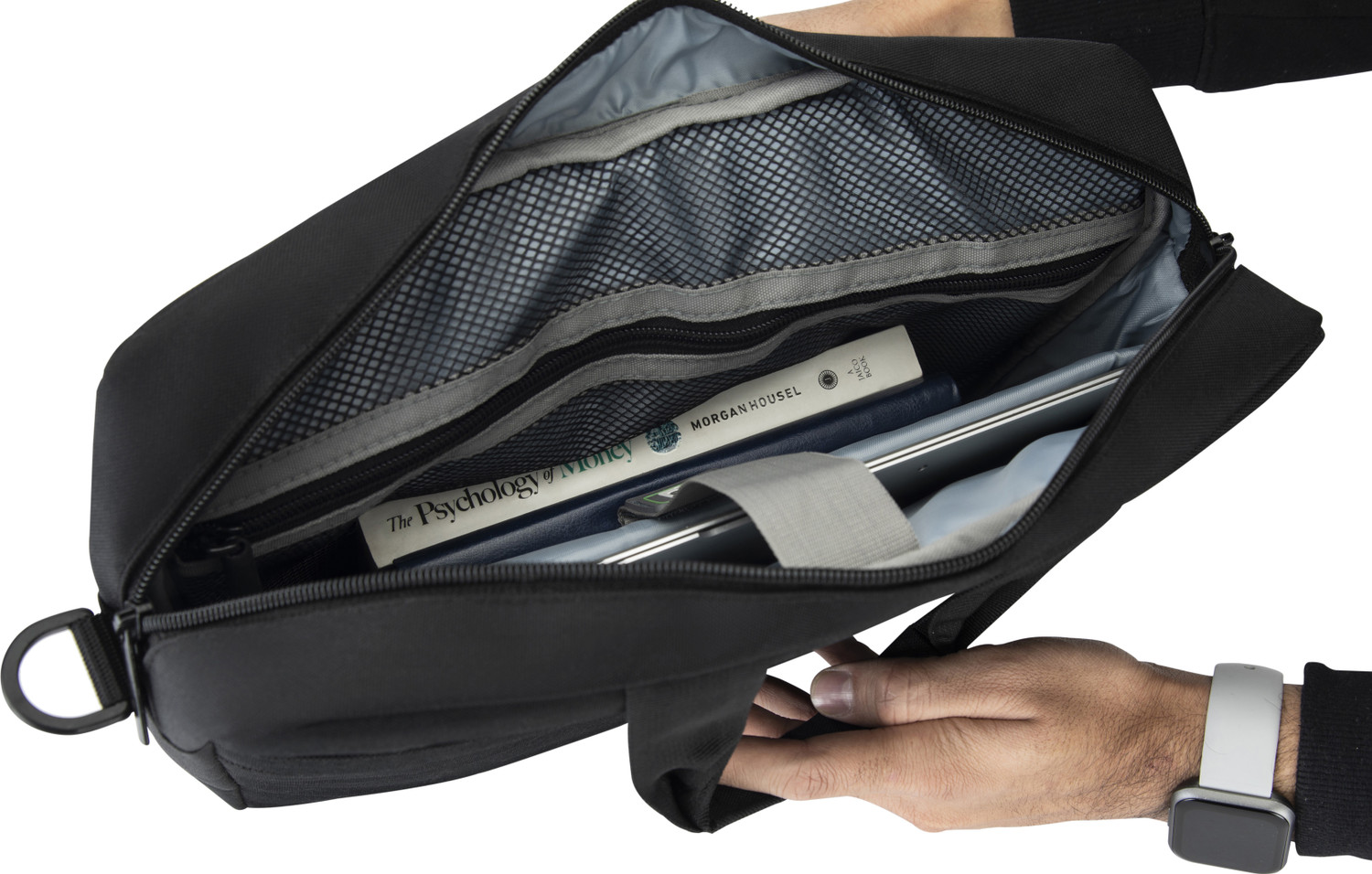 Image of URBAN WOLF 15.6 inch Laptop Shoulder Messenger Sling Office Bag, Water Repellent Fabric 30 L Laptop Backpack