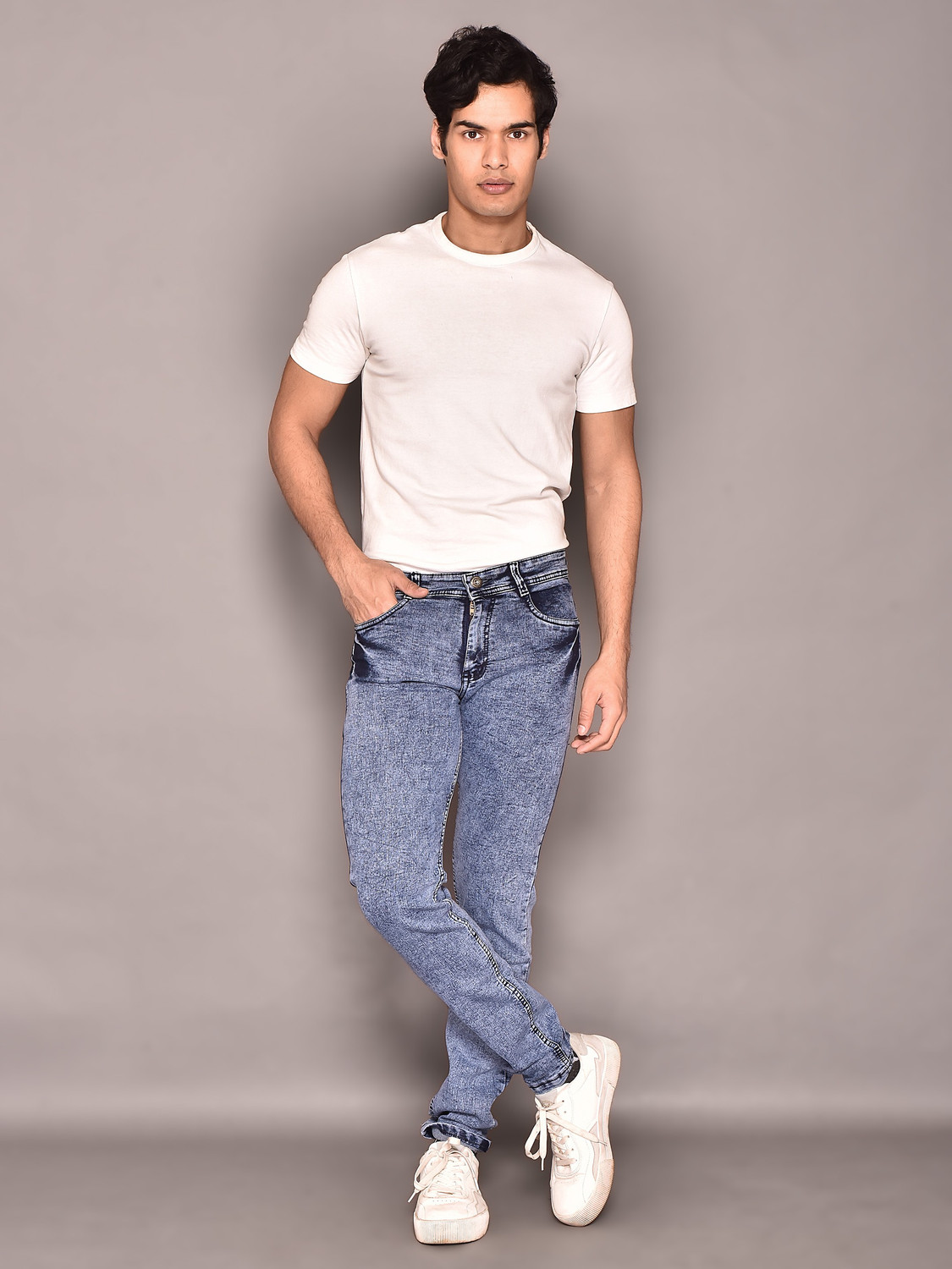 Image of RASSO Slim Men Blue Jeans