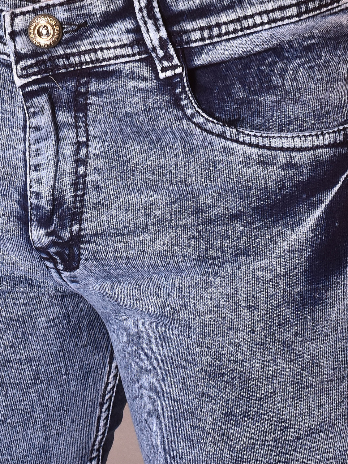 Image of RASSO Slim Men Blue Jeans