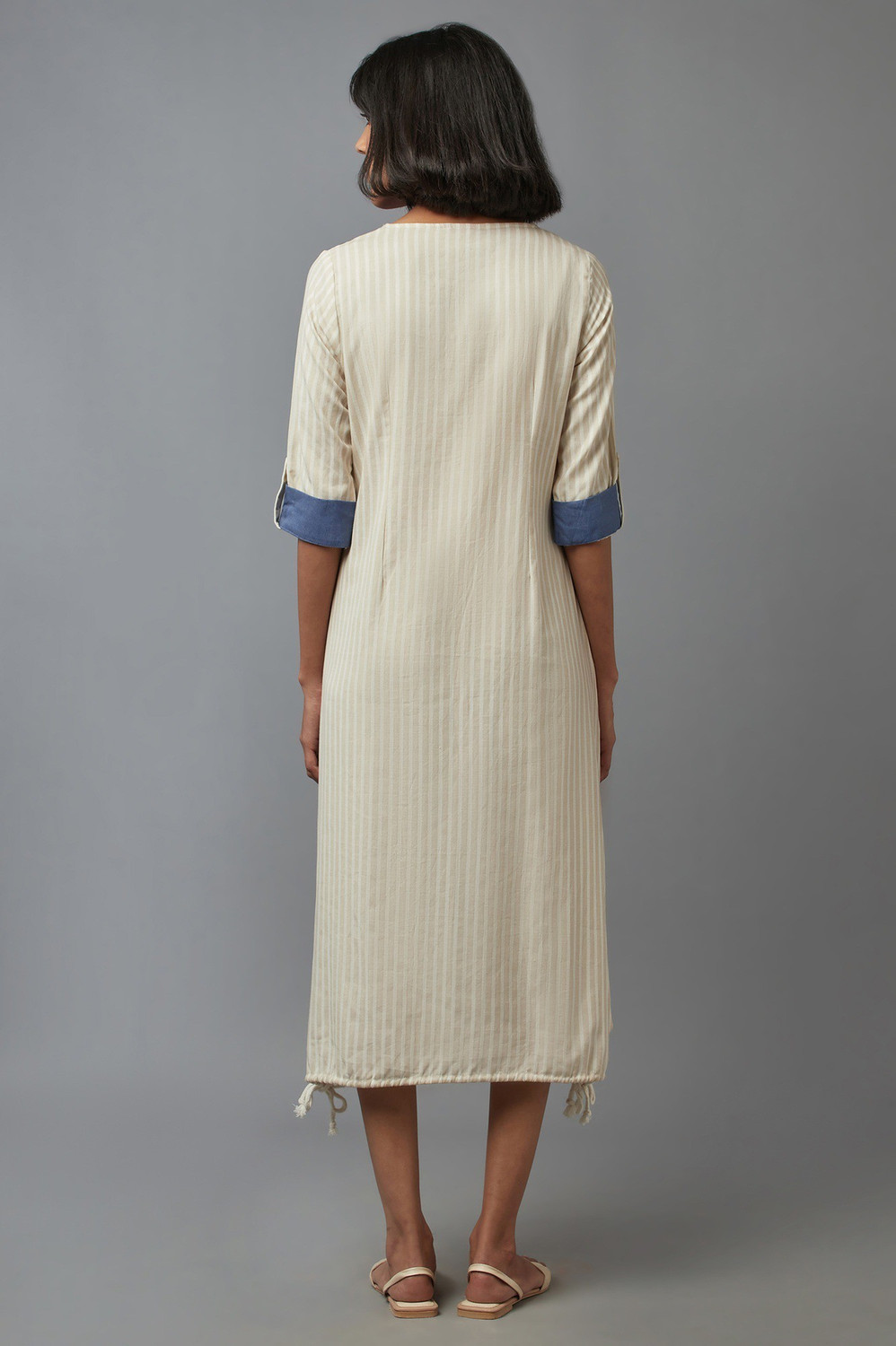 Image of W Women Striped A-line Kurta