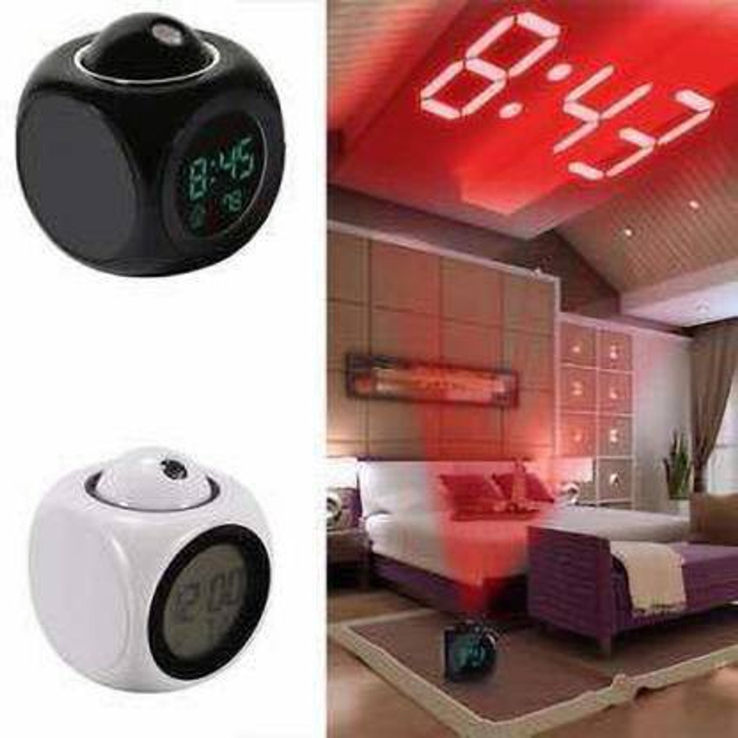 Image of NIYATI ENTERPRISE Digital Multicolor Clock