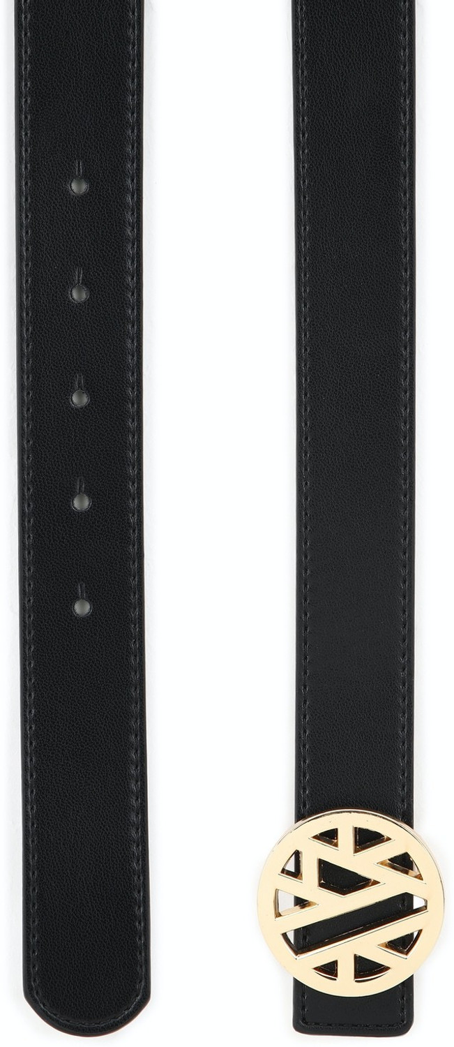 Image of VAN HEUSEN Men Casual Black Artificial Leather Belt