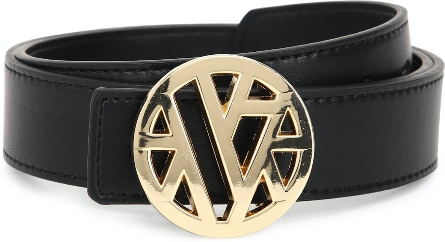 Image of VAN HEUSEN Men Casual Black Artificial Leather Belt