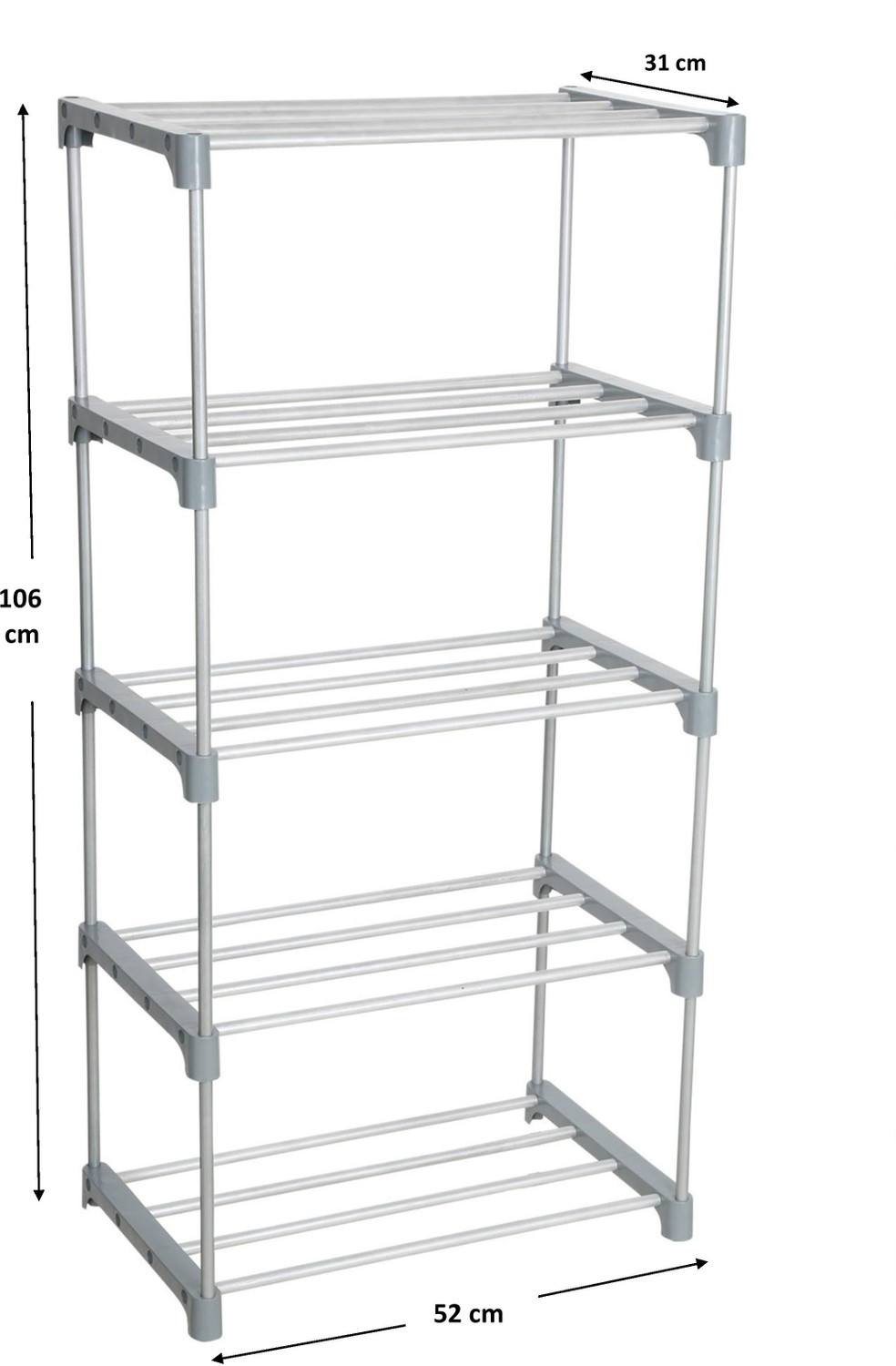 Image of Flipkart Perfect Homes Studio Metal Shoe Stand