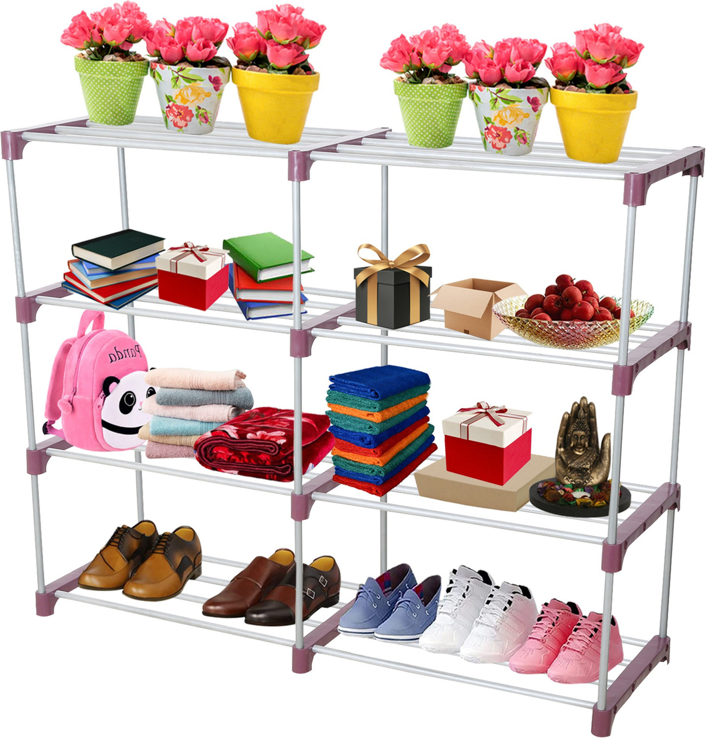 Image of Flipkart Perfect Homes Studio Metal Shoe Stand