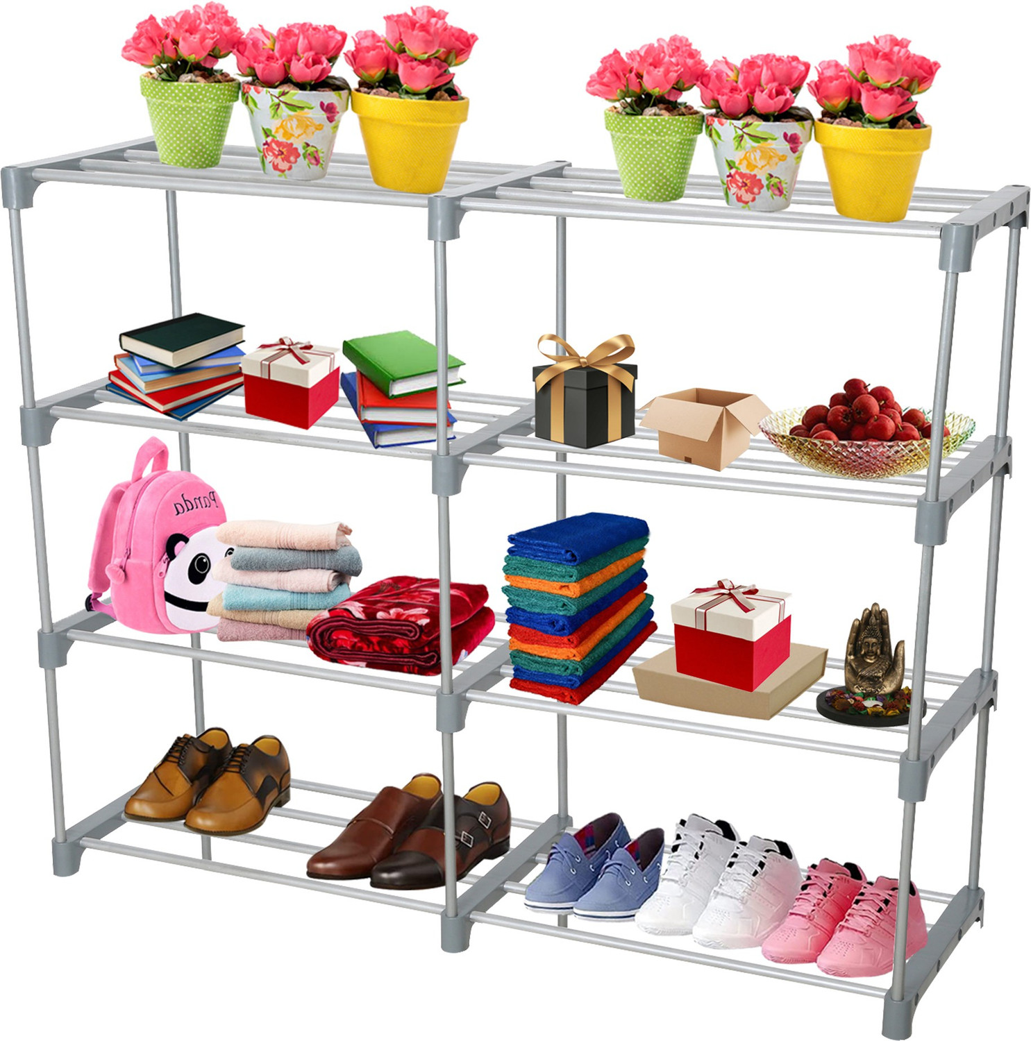 Image of Flipkart Perfect Homes Studio Metal Shoe Stand
