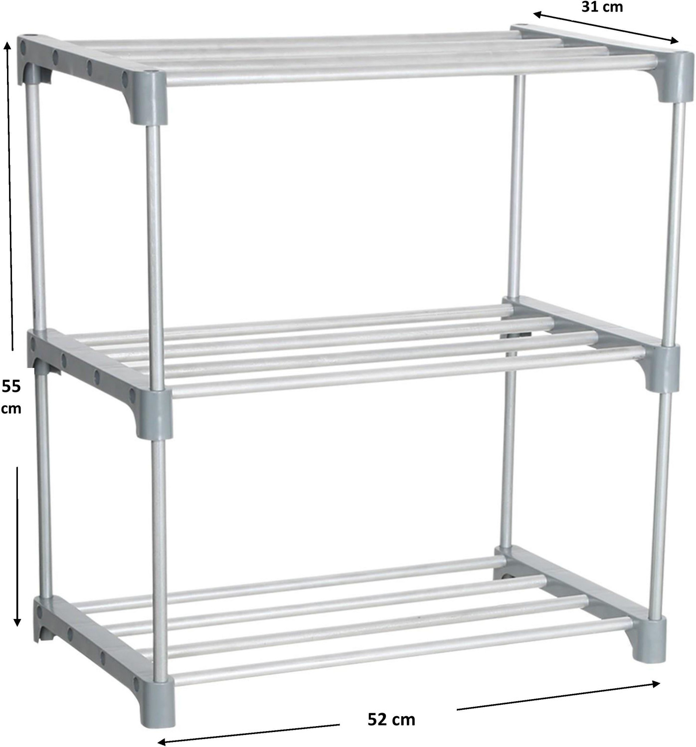 Image of Flipkart Perfect Homes Studio Metal Shoe Stand