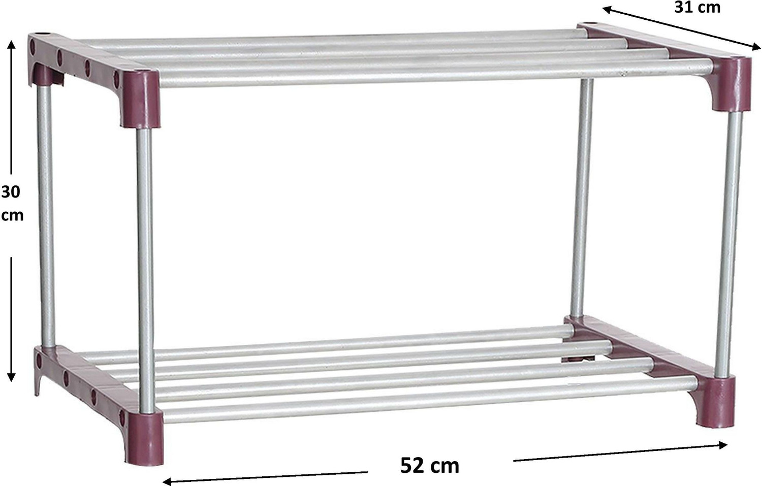 Image of Flipkart Perfect Homes Studio Metal Shoe Stand