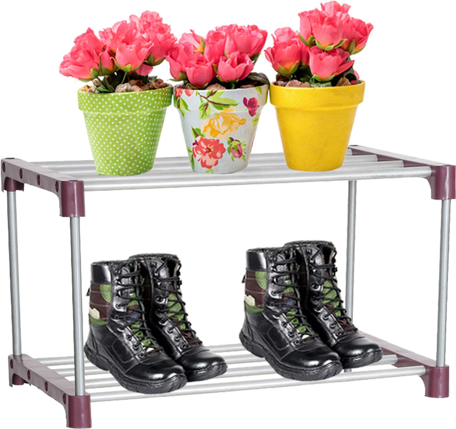 Image of Flipkart Perfect Homes Studio Metal Shoe Stand