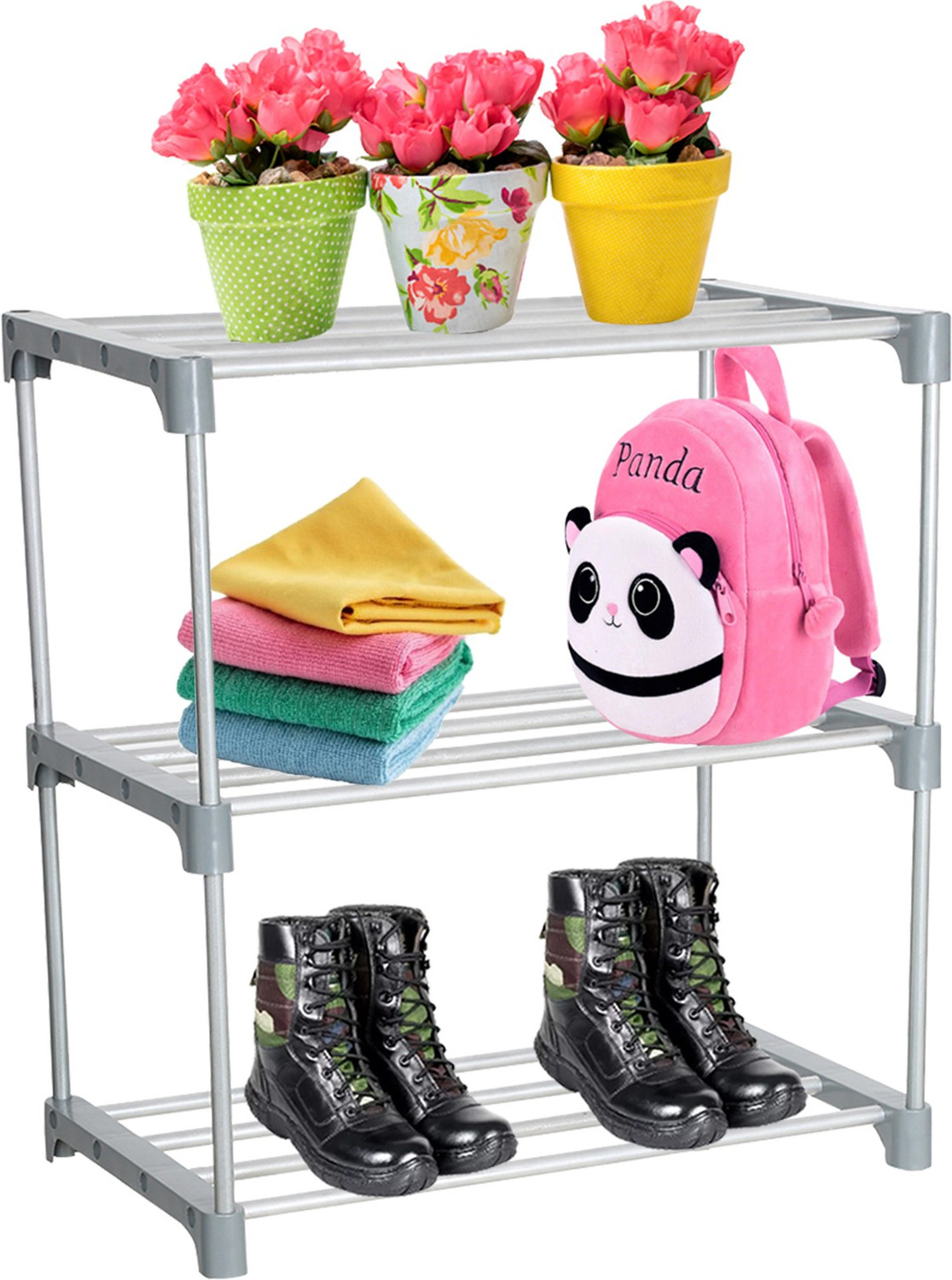 Image of Flipkart Perfect Homes Studio Metal Shoe Stand