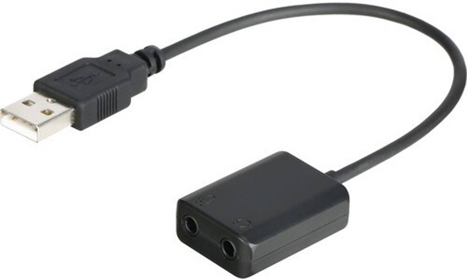 BOYA EA2L 3.5mm Microphone to USB Adapter Cable with headphone jack USB Adapter