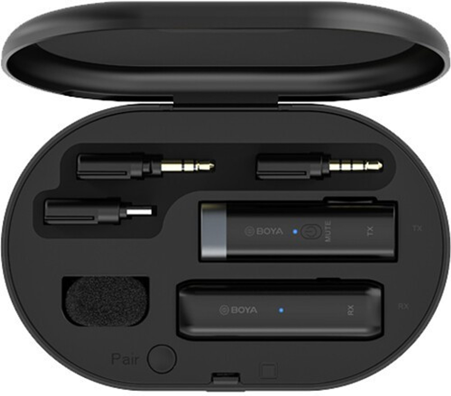 Image of BOYA BY-WM3U TrueWireless Microphone System for Android Devices, Cameras, Smartphones Microphone