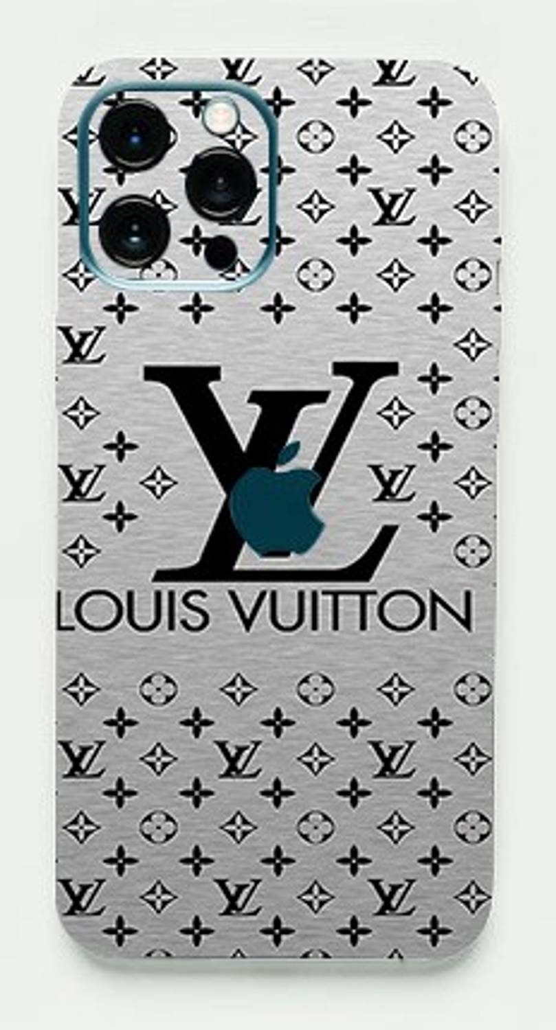 Louis Vuitton iPhone 13 Pro Max みっちー様 Mclaxa Silver Louis Vuitton Mobile Back Skin Iphone 13 Pro Max