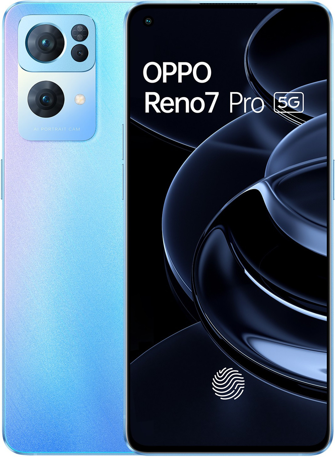 Image of OPPO Reno7 Pro 5G (Startrails Blue, 256 GB)