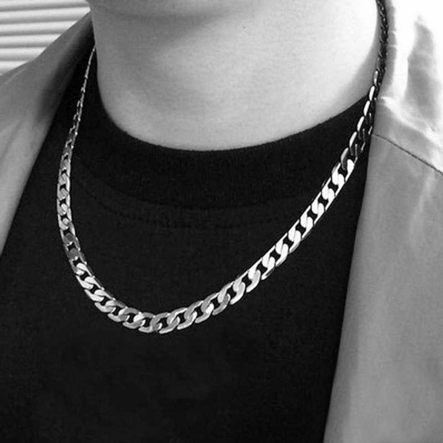Dzinetrendz Silver Plated Silver Chain Price in India - Buy
