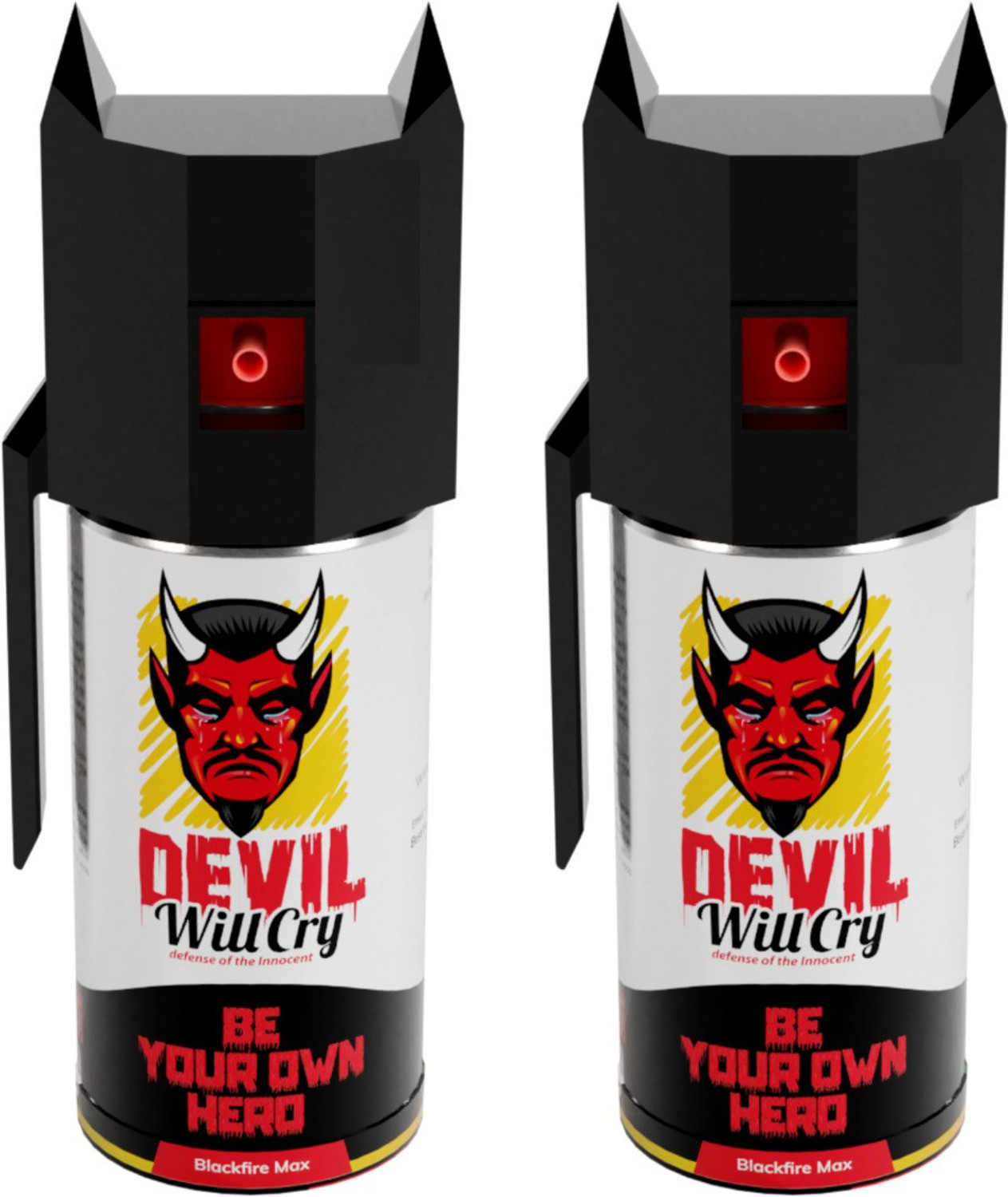 Image of Devil Will Cry Powerful Black Pepper Spray Self Defence for Women, Girls Pack Of 2 Each 55 ml Pepper Fogger Spray