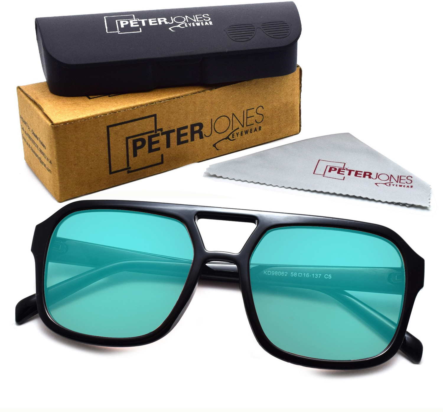 Image of PETER JONES Aviator Sunglasses