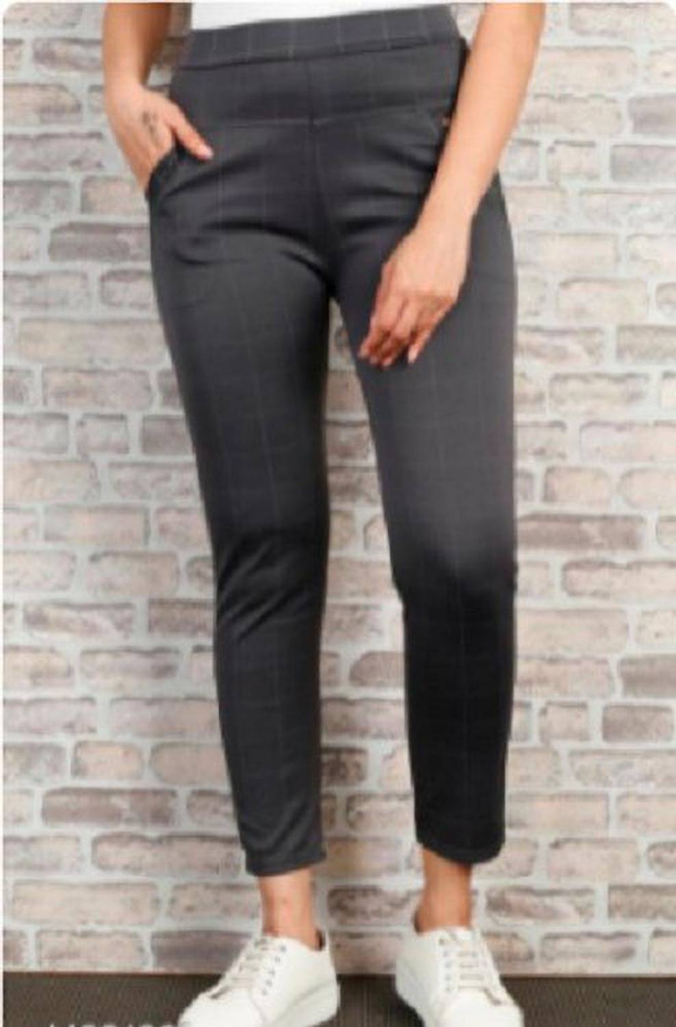 4M SALES Regular Fit Women Grey Trousers