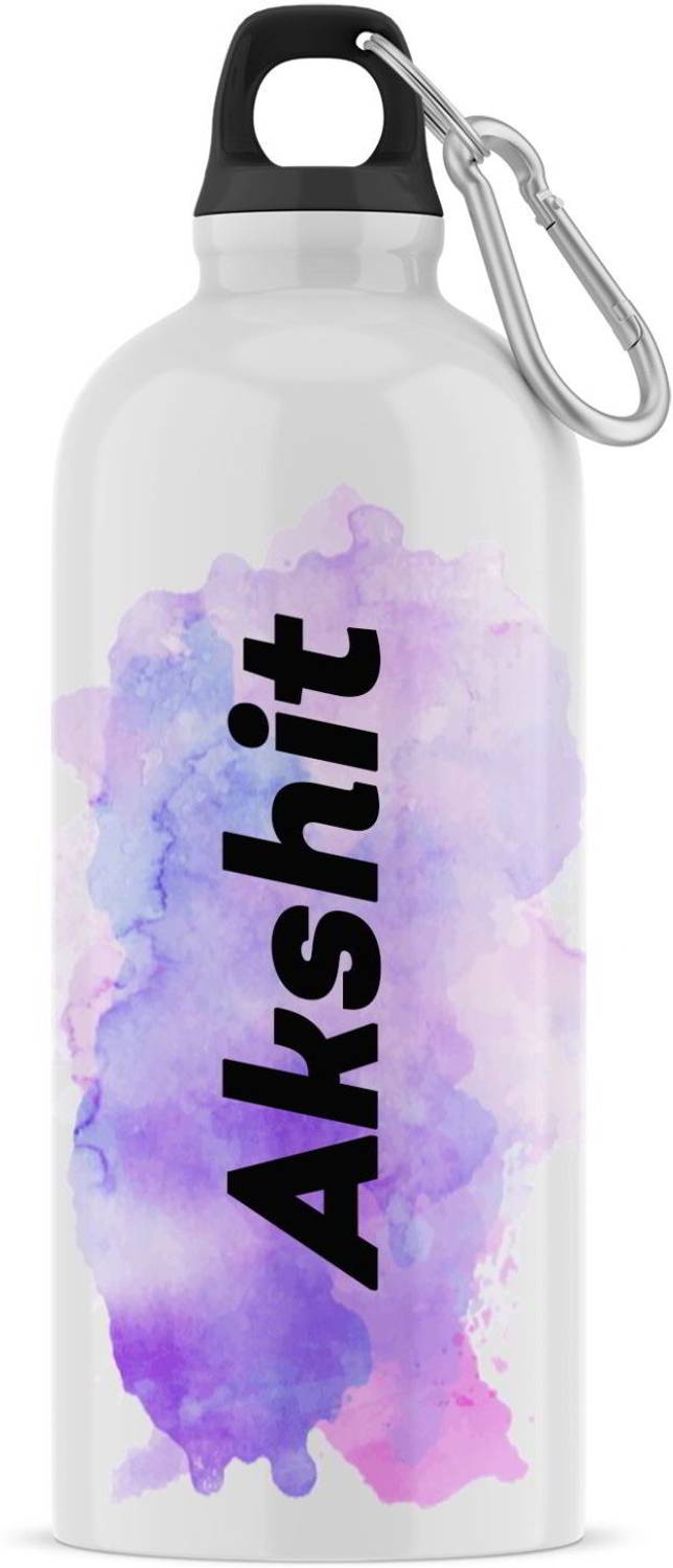 Ashvah Sipper/Water Bottle - Best Happy Birthday Gift for Kids, Name - Akshit 600 ml Aluminium Sipper