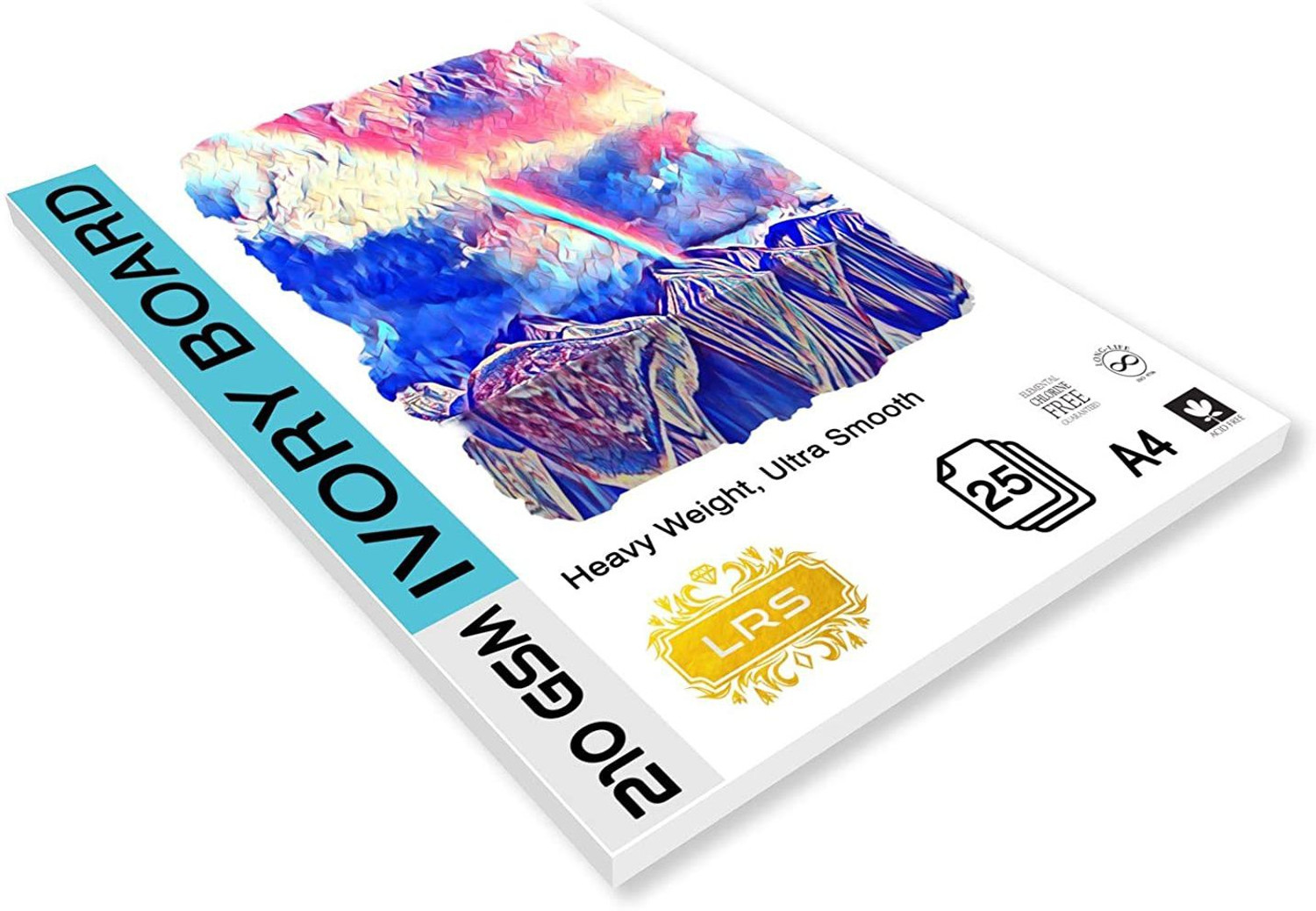 Image of LRS Ivory Sheet - Pack of 25 - Super Smooth A4 210 gsm Drawing Paper