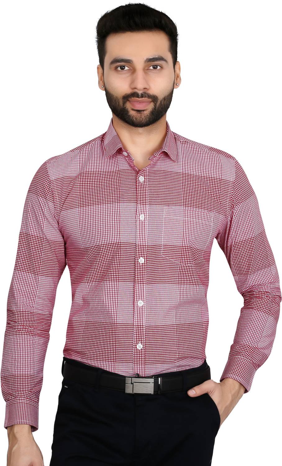 5TH ANFOLD Men Checkered Formal Multicolor Shirt