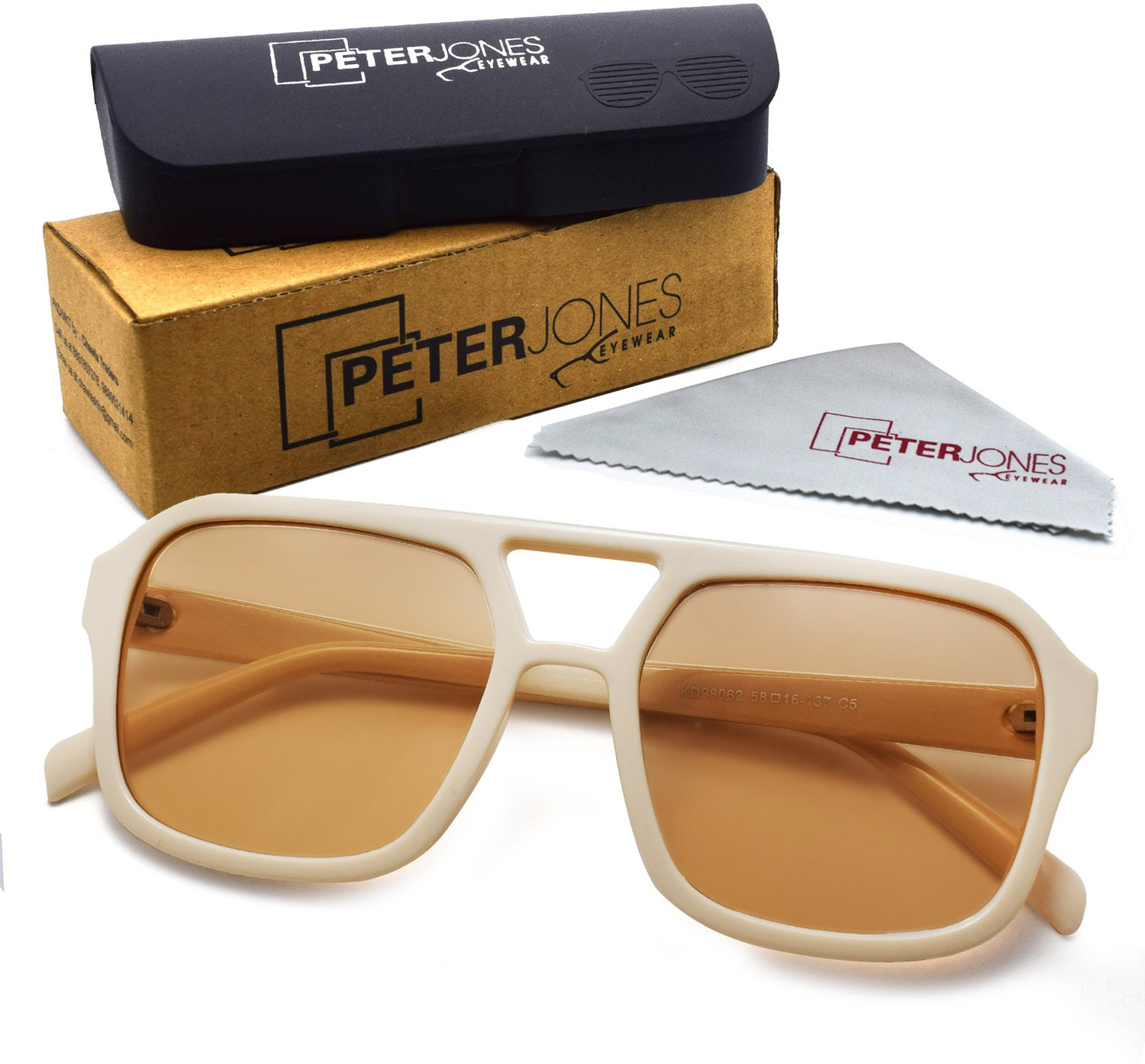 Image of PETER JONES Aviator Sunglasses