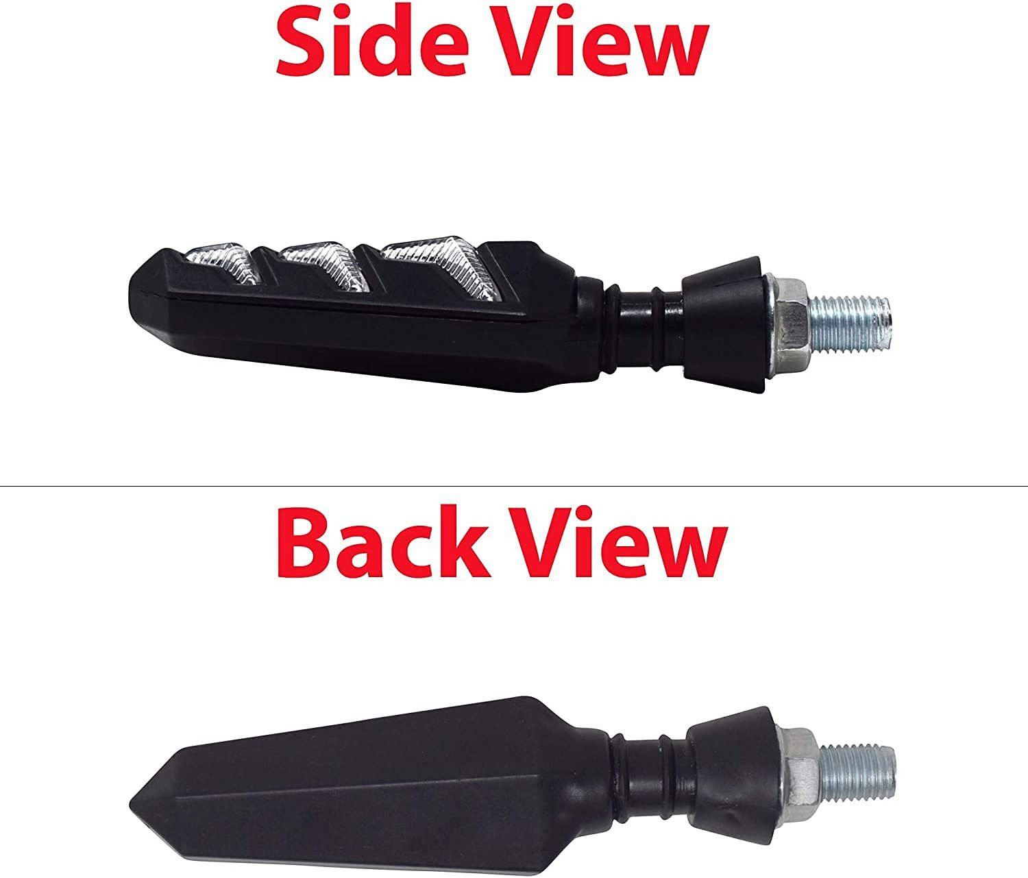Image of Vagary Rear, Side LED Indicator Light for Bajaj Pulsar 150 (Yellow)
