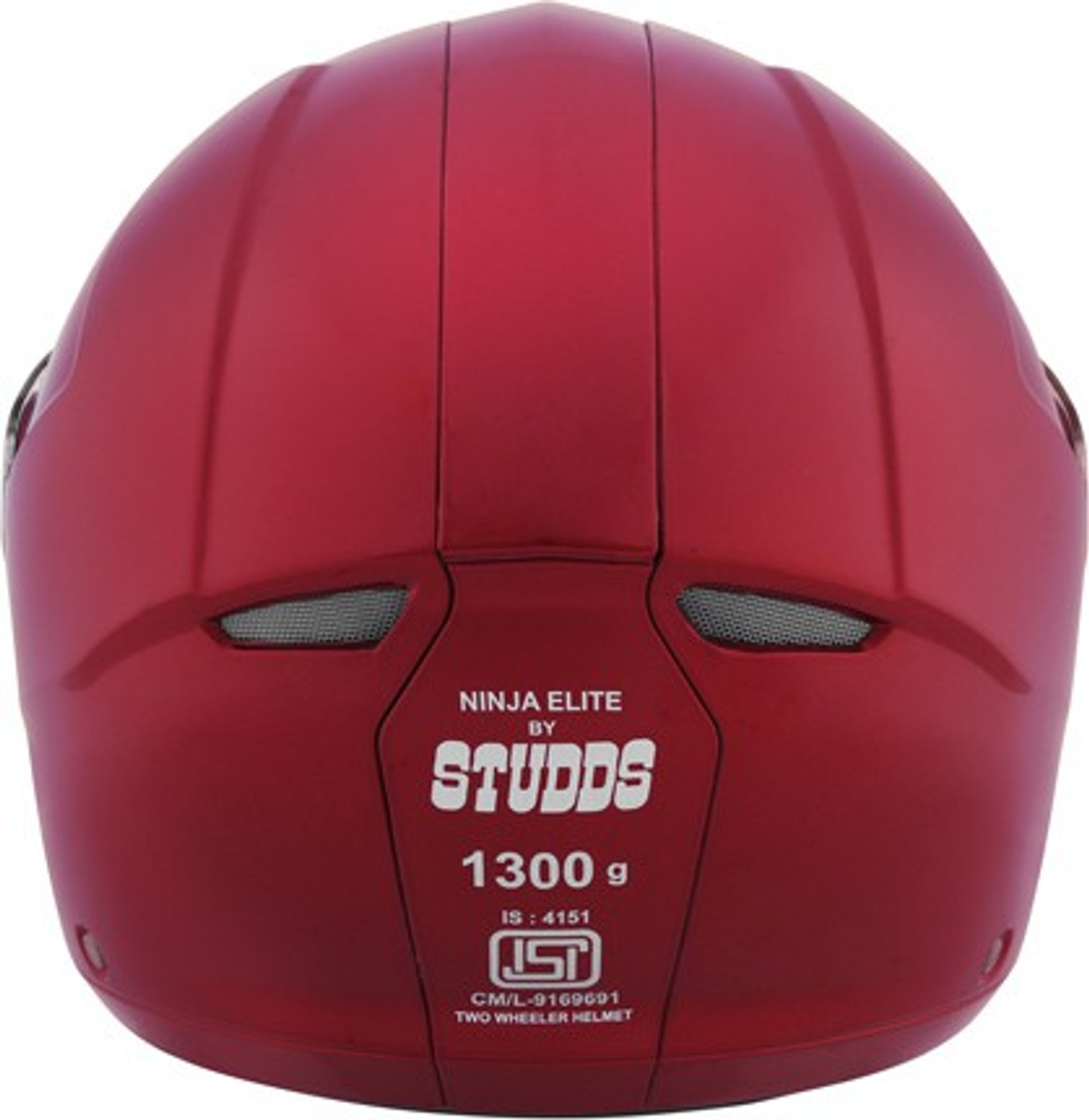 Image of STUDDS NINJA ELITE SUPER FULL FACE HERRY RED - XL Motorbike Helmet