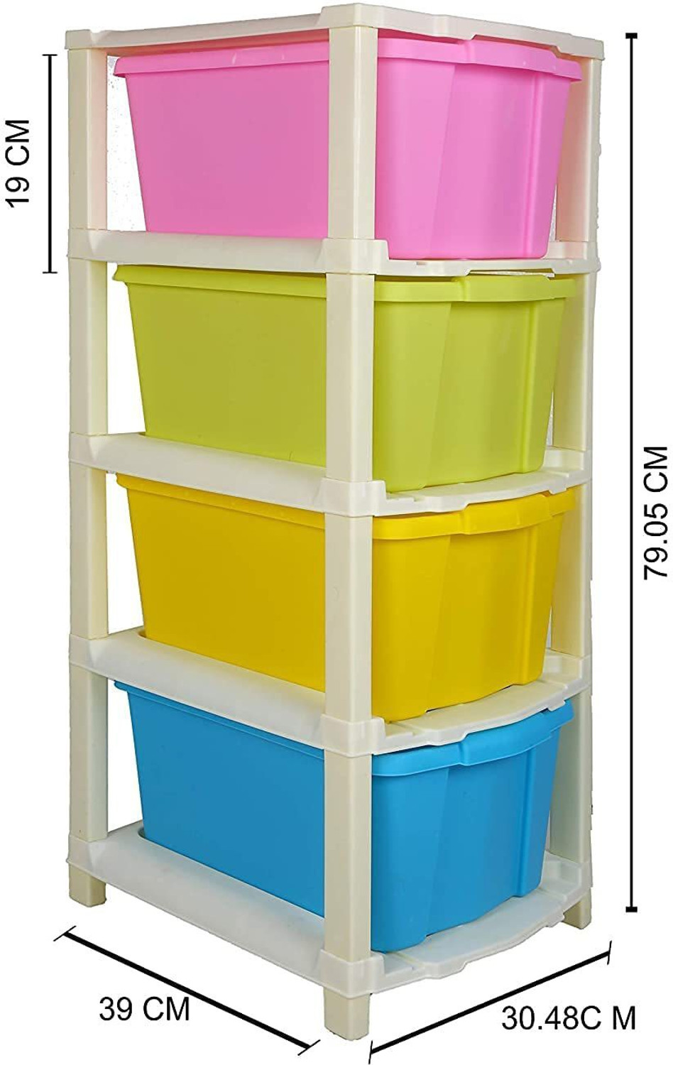 Image of vokay Plastic Free Standing Cabinet