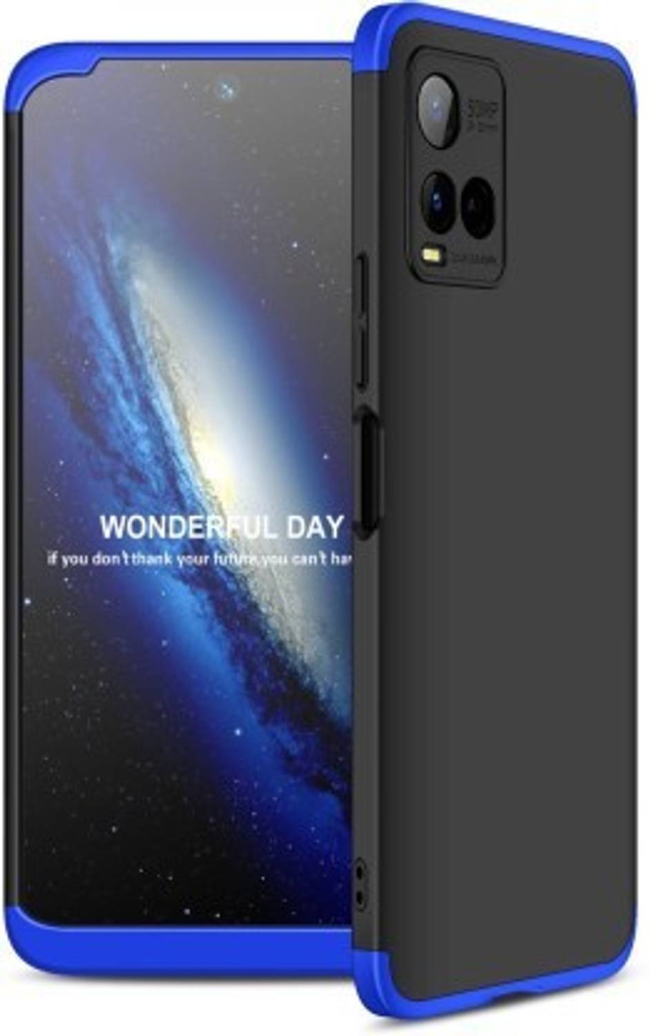 Binzokase Front & Back Case for Vivo Y21e
