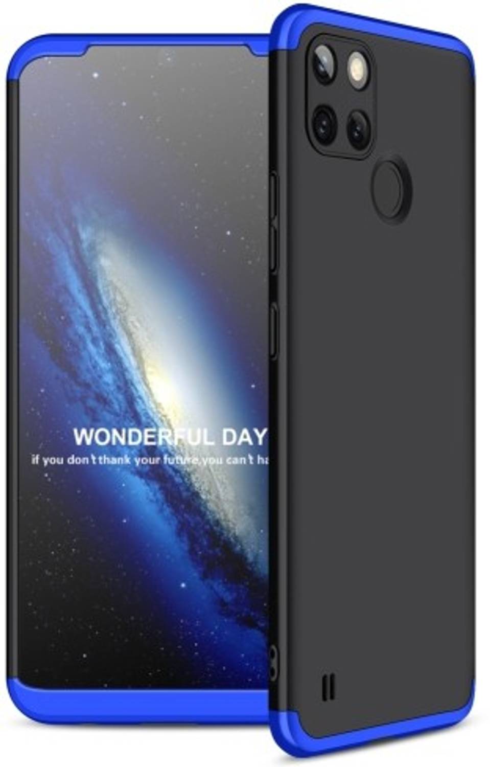 Binzokase Front & Back Case for Realme C25Y
