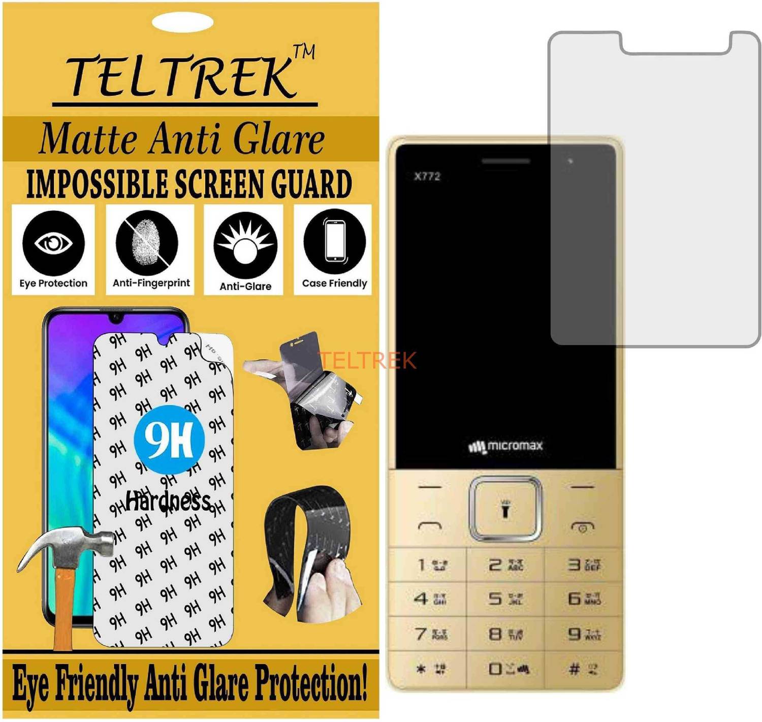 TELTREK Impossible Screen Guard for MICROMAX X 772