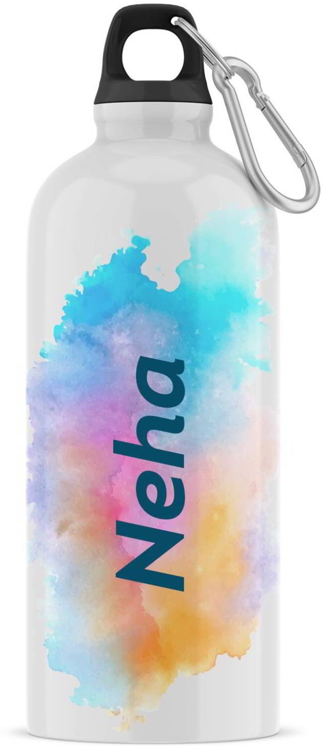 Ashvah Sipper/Water Bottle - Best Happy Birthday Gift for Kids, Name - Neha 600 ml Aluminium Sipper