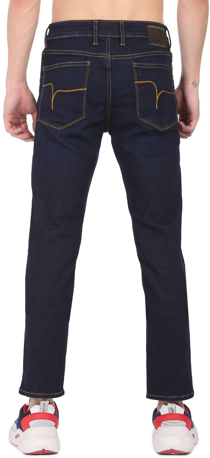 Image of FLYING MACHINE Skinny Men Blue Jeans