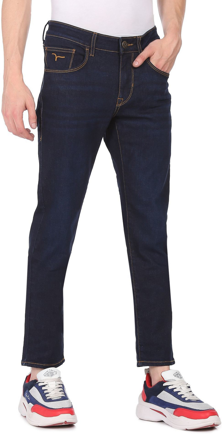 Image of FLYING MACHINE Skinny Men Blue Jeans