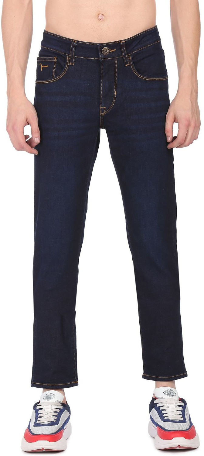 Image of FLYING MACHINE Skinny Men Blue Jeans