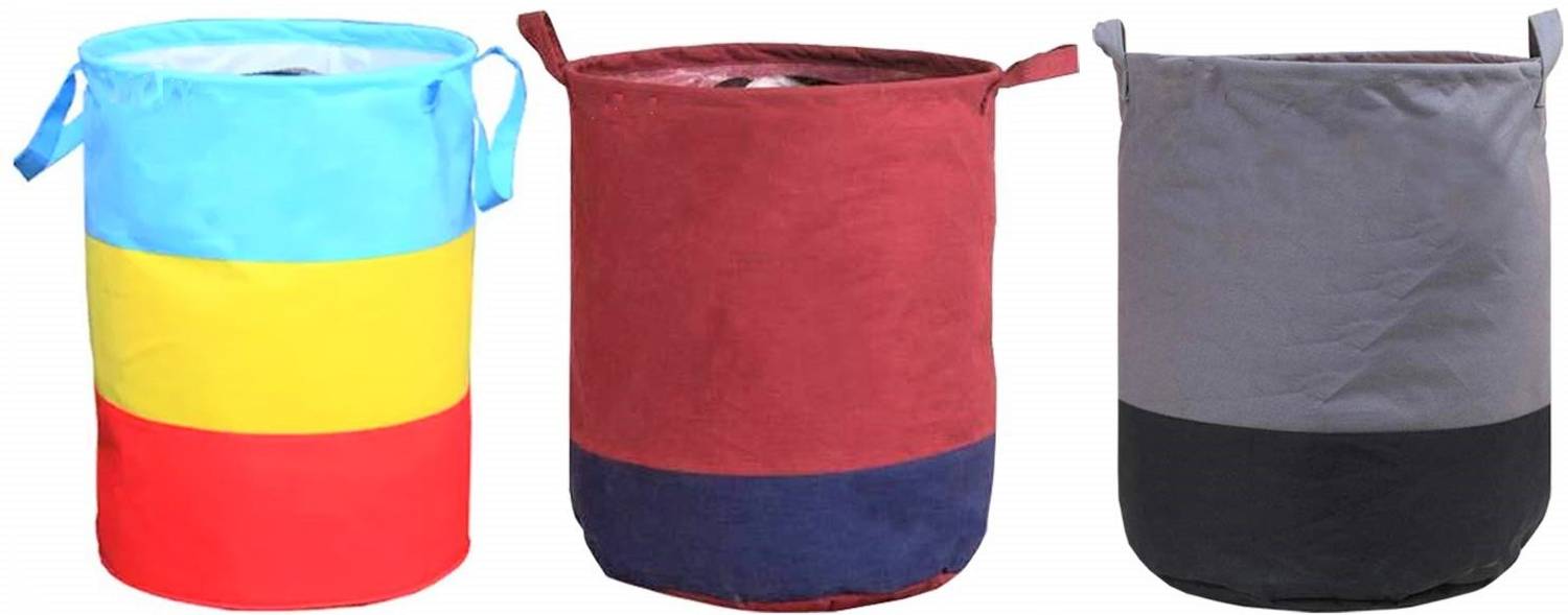 Abhikrafts 45 L Multicolor Laundry Bag