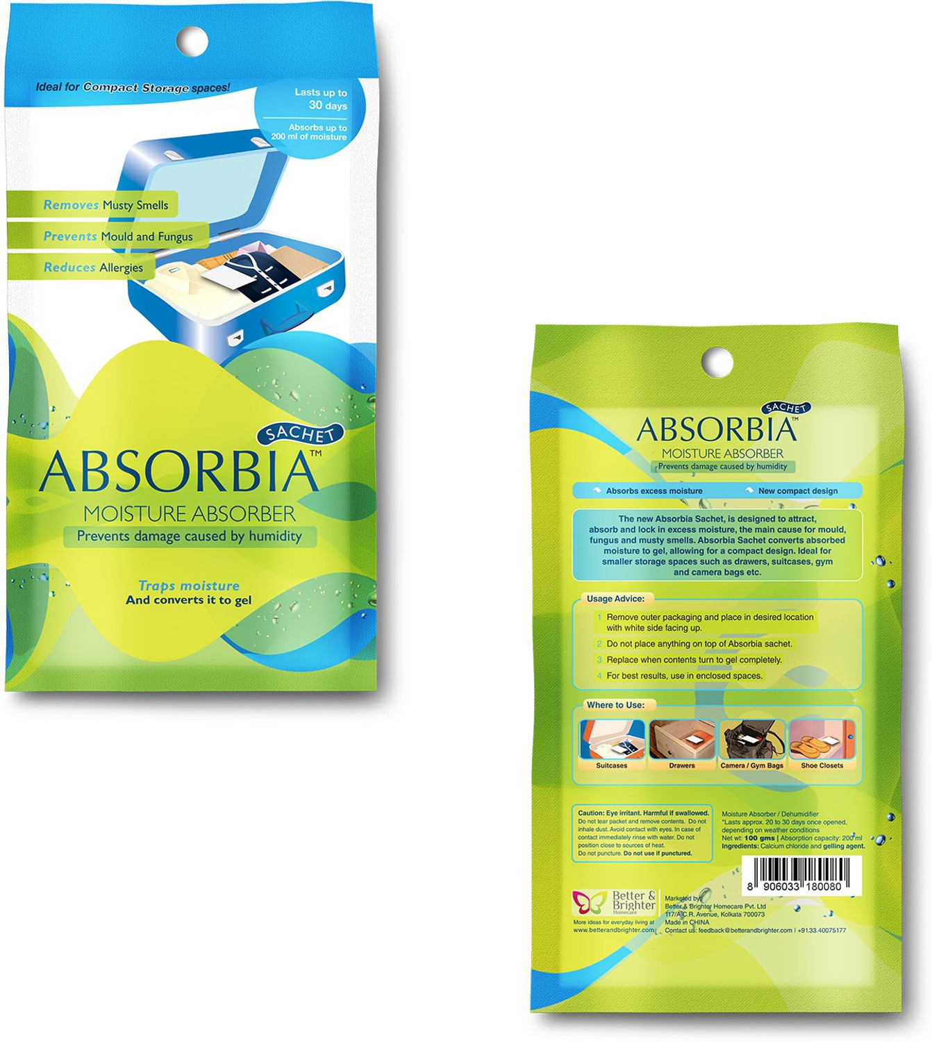 Image of ABSORBIA Absorber Packets Moisture Absorber