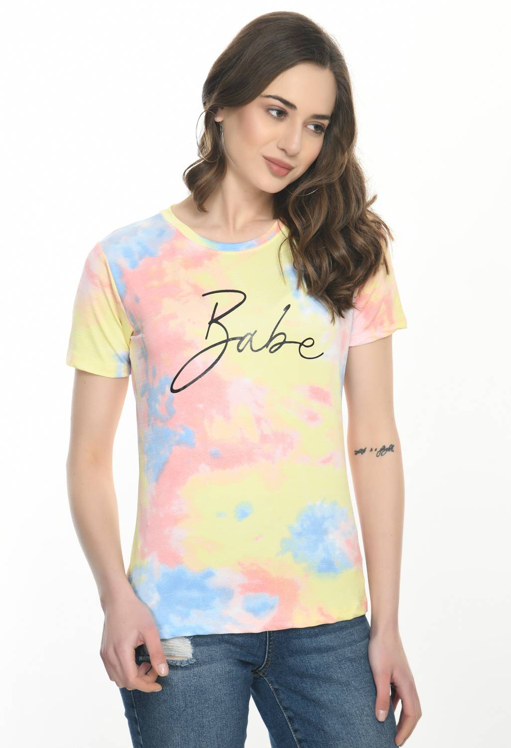 Absorbing Casual Printed Women Multicolor Top