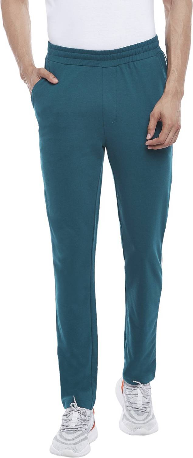 Ajile By Pantaloons Solid Men Blue Track Pants
