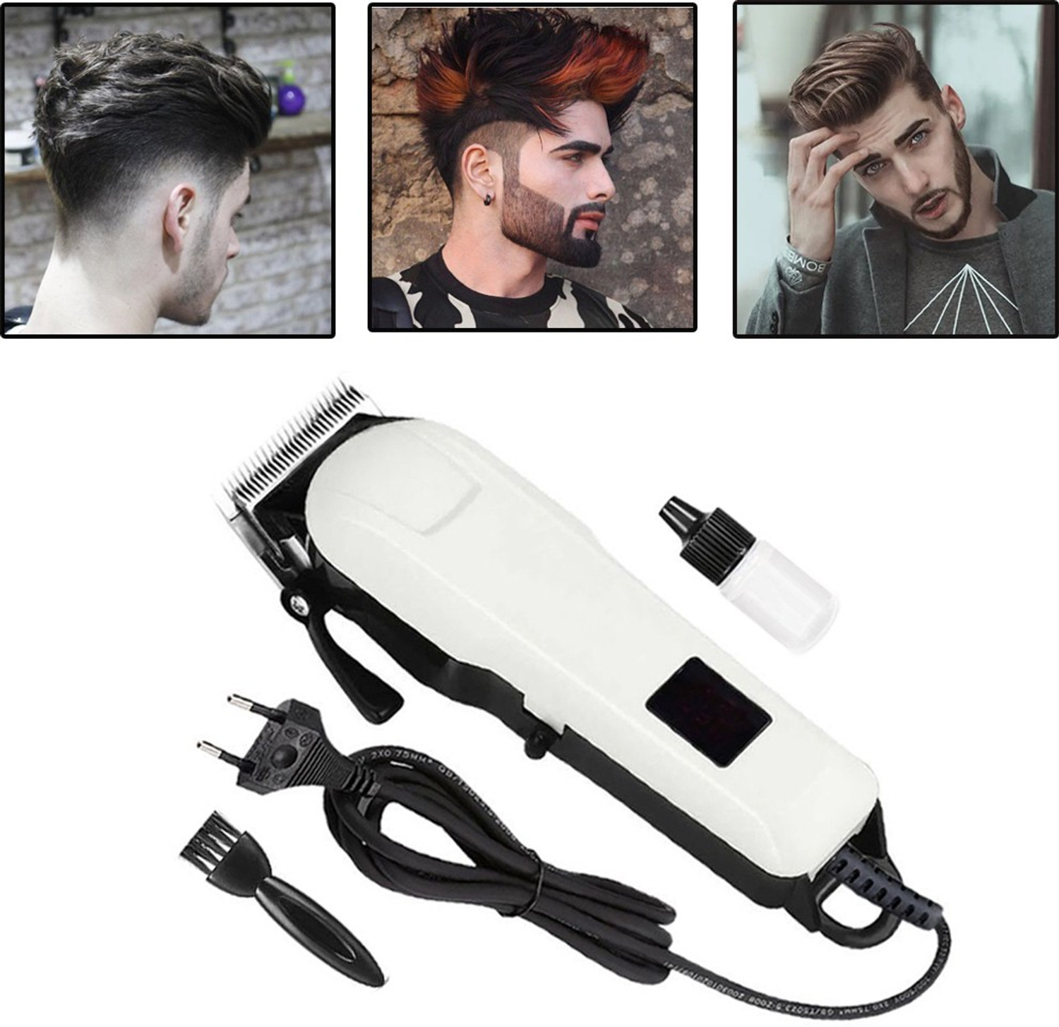 Image of KOSK New professional electric hair clippers corded trimmer Trimmer 0 min Runtime 4 Length Settings