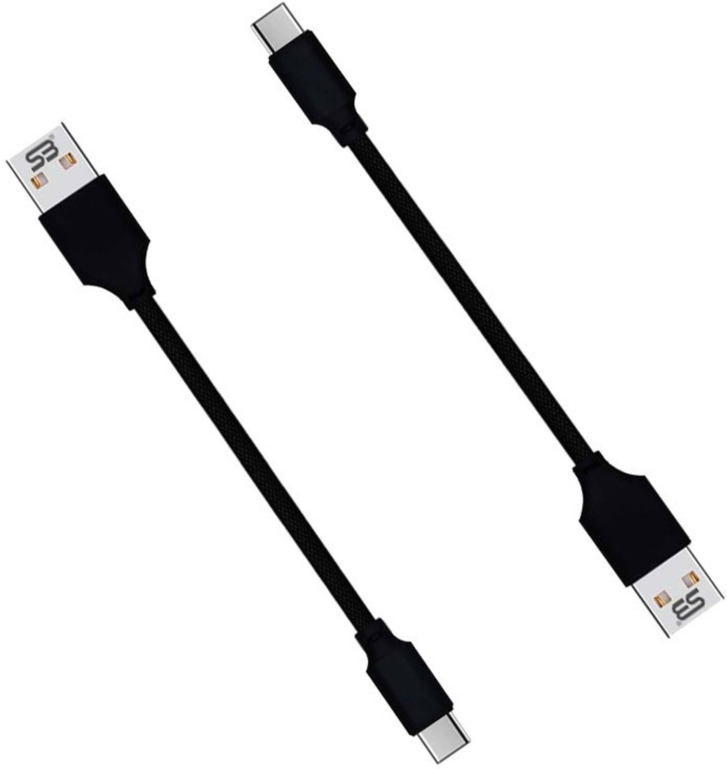 shopbucket USB Type C Cable 2 A 0.18 m Type C Cable QC 3.0 Fast Charging Short Power Bank Cable PB-902