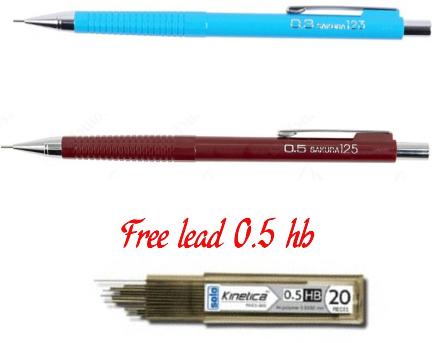 SAKURA Cushioning Point Mechanical Pencil 0.3, 0.5 - Image 2
